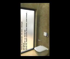 Folie na okna łazienkowe Warszawa - OKlejamy okno w łazience -Folkos - 8/8