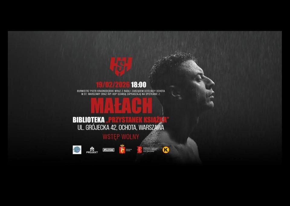 19.02 - 🎤🔥 Spotkanie z artystą – Małach na Ochocie! 🔥🎤