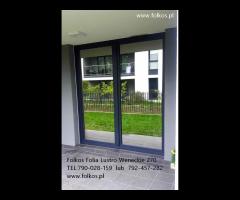 Folia wenecka na okno w mieszkaniu, domu, biurze- Folie weneckie na okna -Usługa oklejania szyb - 4/12