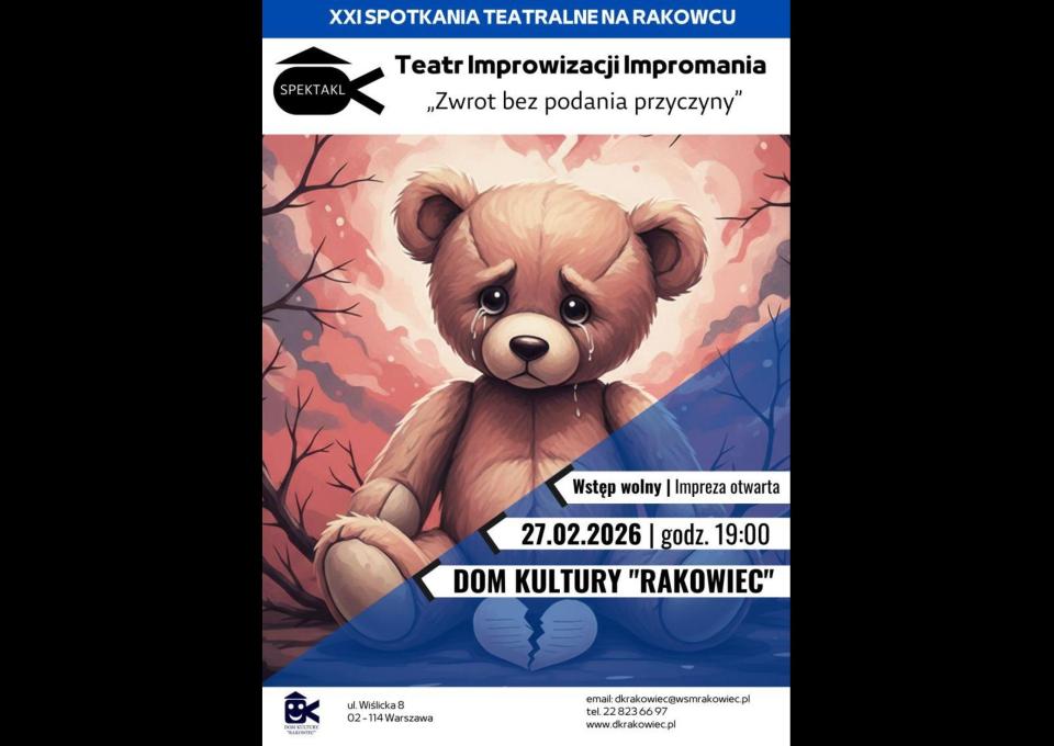 27.02 - Teatr Improwizacji IMPROMANIA "Zwrot bez podania przyczyny" | XXI Spotkania Teatralne