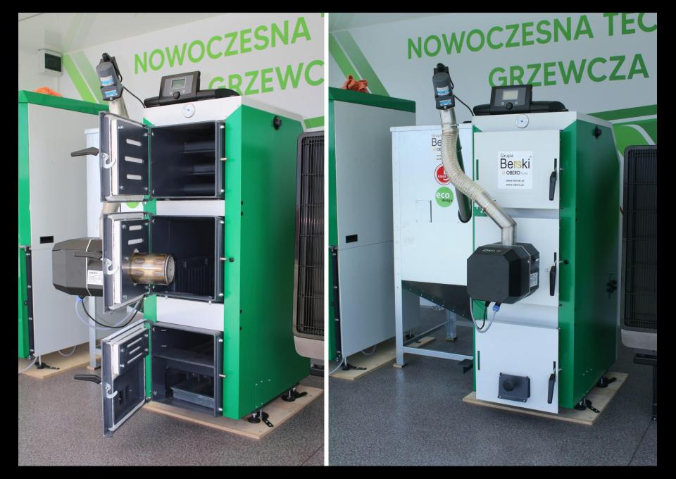 DrewKo Hybrid 18kW – nowoczesny kocioł dwupaliwowy drewno + pellet