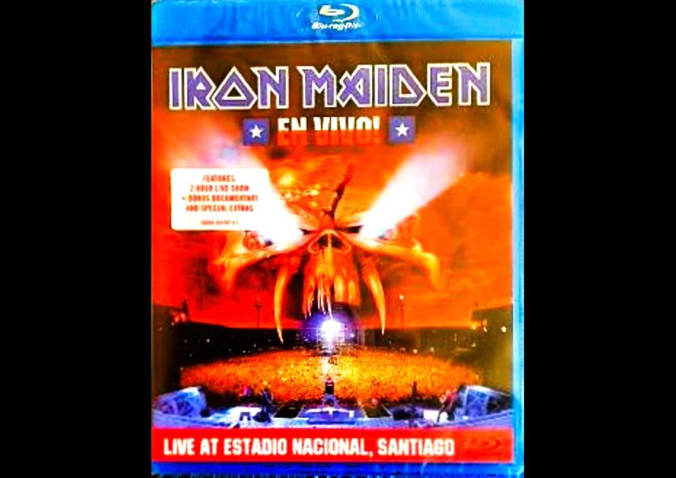 B.R. Nowy Polecam Koncert Blu Ray IRON MAIDEN Live Santiago-Chile