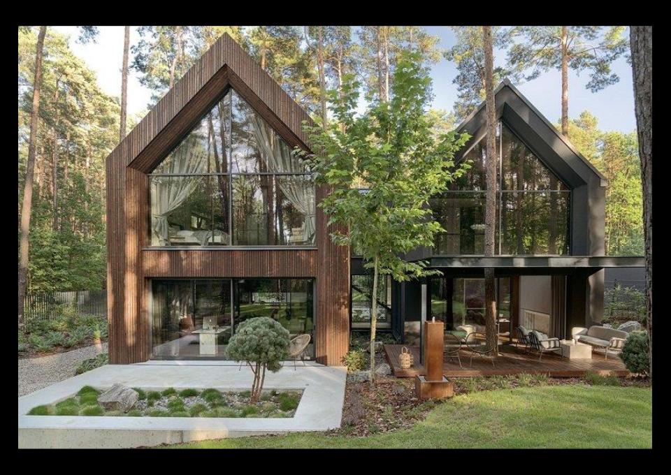 Dom projekt WK1 Vintage las jezioro