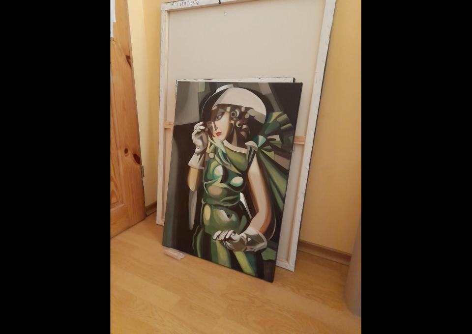 Sprzedam obraz - Tamara Łempicka - Kobieta w kapeluszu