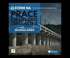 Prace ciesielsko-zbrojarske - okolice Białegostoku /mosty i wiadukty