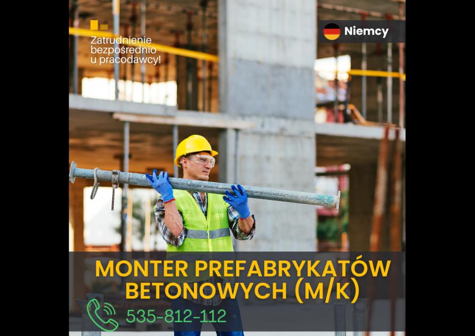 Monter Elementów Betonowych (m/k)