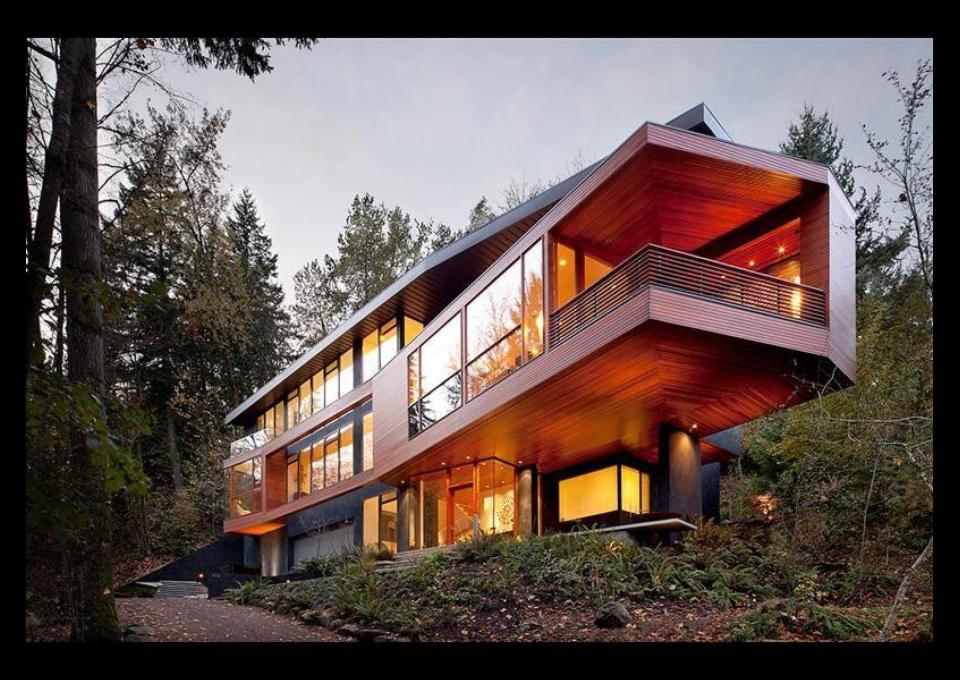 Dom projekt WK1 Vintage las jezioro