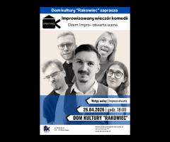 26.04 - Improwizowany wieczór komedii. Dżem impro- otwarta scena | 26.04.2026 r.