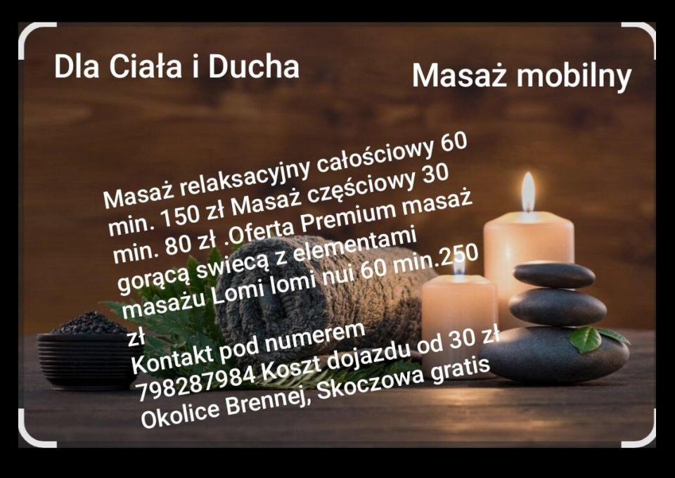 Usługi masażu mobilnego