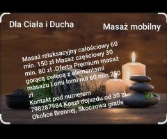 Usługi masażu mobilnego