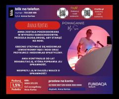 Proszę o pomoc  Twoje 1,5% pomoże mi w dalszej rehabilitacji!