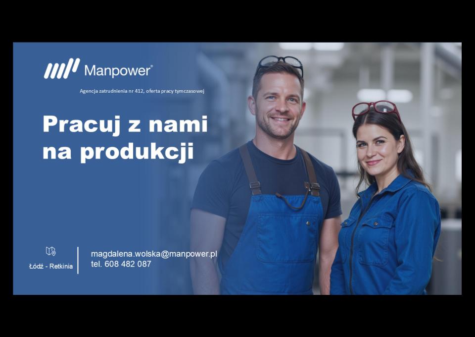 Lekka praca na produkcji Retkinia