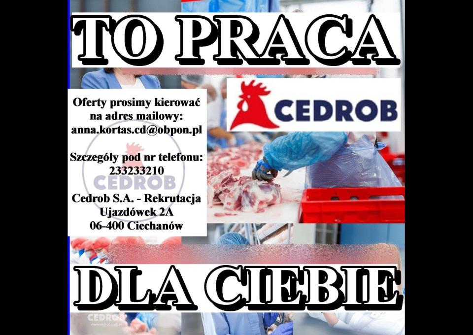 Pracownik produkcji - dział patroszenia (K/M) Kutno