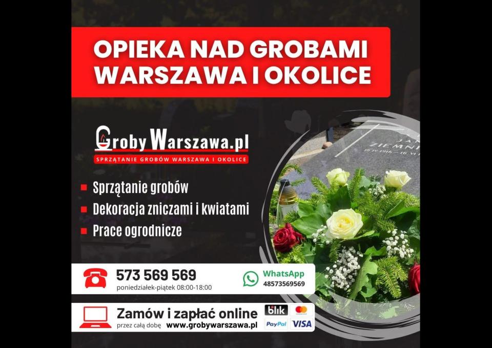 Sprzątanie grobów Warszawa i okolice