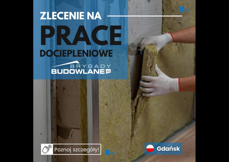 Wykonanie ściany frontowej elewacji w Gdańsku od zaraz