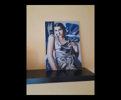 Sprzedam obraz olejny - intepretacja Tamary Lempicka - 2/2