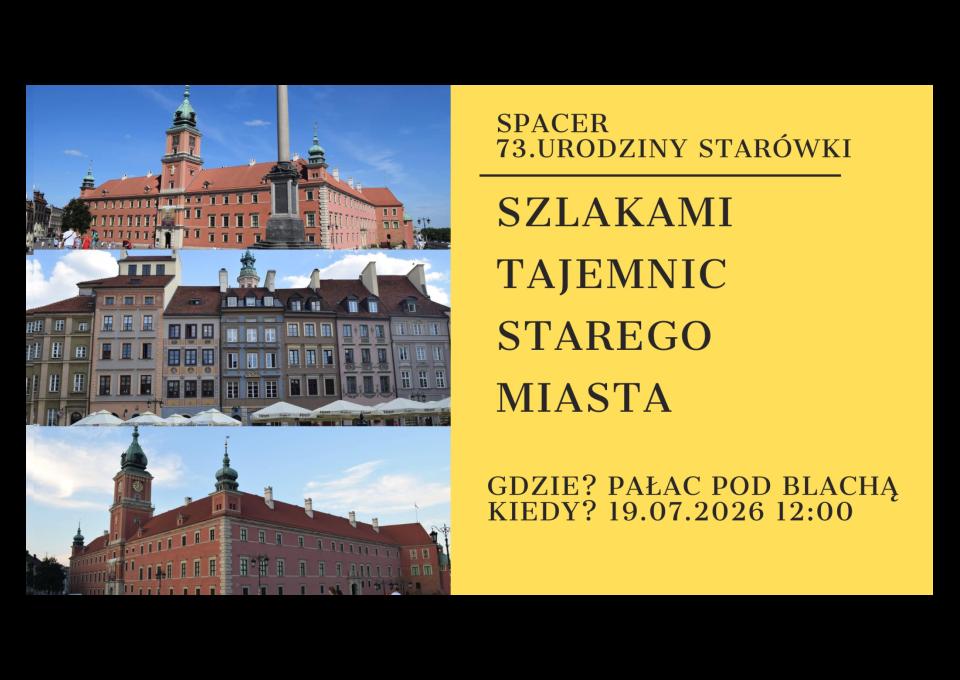 19.07 - Szlakami tajemnic Starego Miasta 🌞