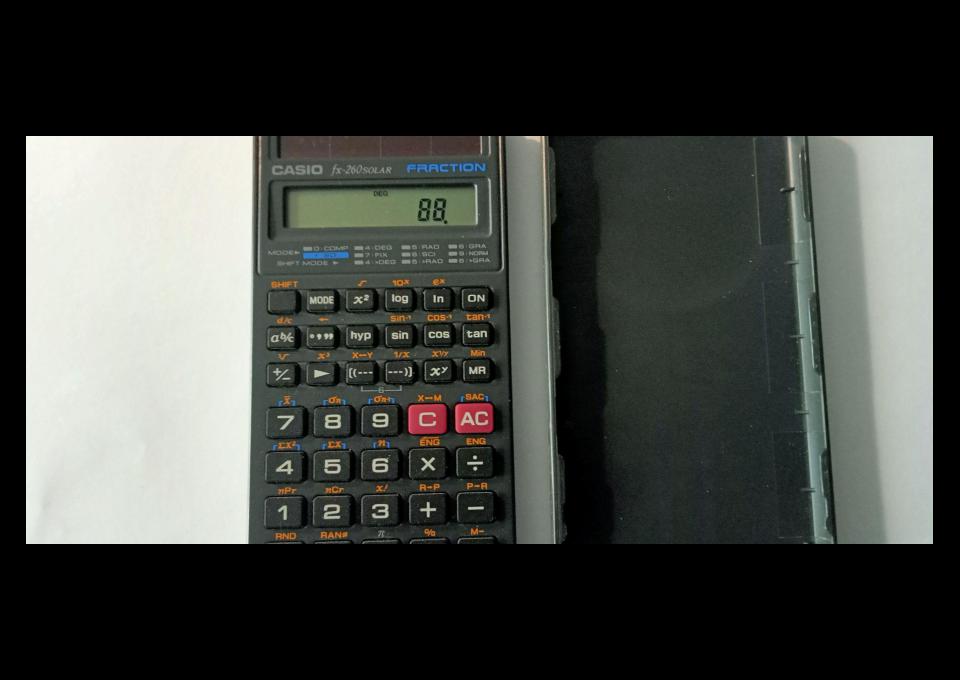 Kalkulator naukowy Casio FX-82 Solar, oddam za darmo